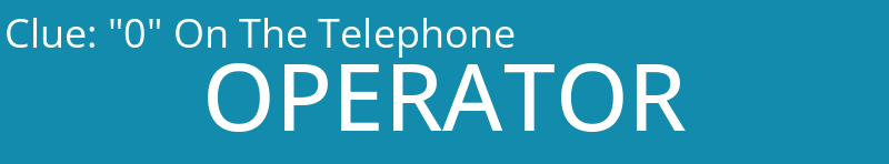 "0" On The Telephone