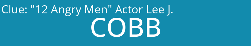 "12 Angry Men" Actor Lee J.