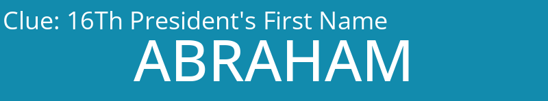 16Th President's First Name