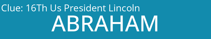 16Th Us President Lincoln