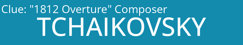 "1812 Overture" Composer