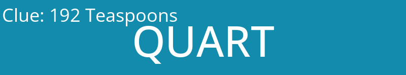 192 Teaspoons