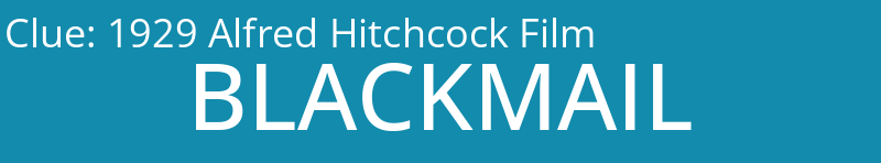 1929 Alfred Hitchcock Film