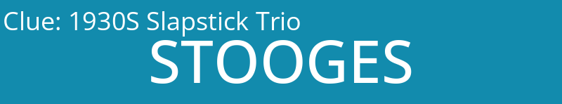 1930S Slapstick Trio