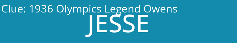 1936 Olympics Legend Owens