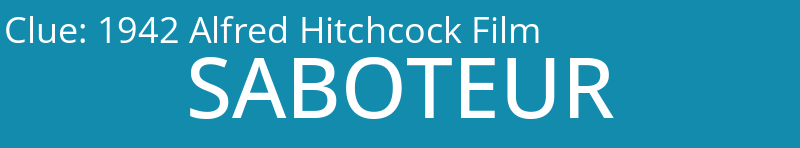 1942 Alfred Hitchcock Film