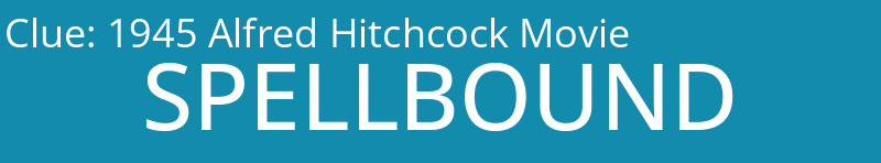 1945 Alfred Hitchcock Movie