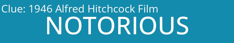 1946 Alfred Hitchcock Film