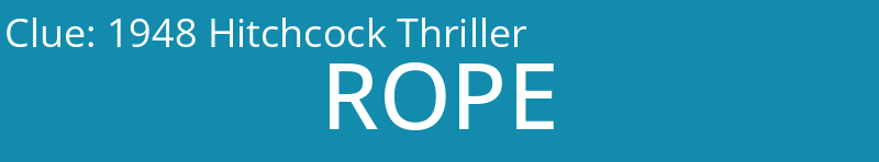 1948 Hitchcock Thriller