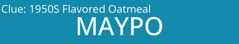 1950S Flavored Oatmeal