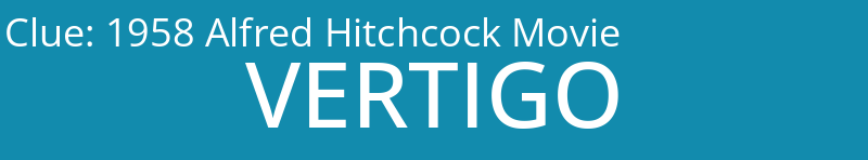 1958 Alfred Hitchcock Movie