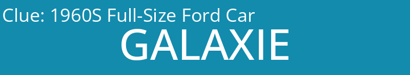 1960S Full-Size Ford Car