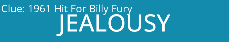 1961 Hit For Billy Fury