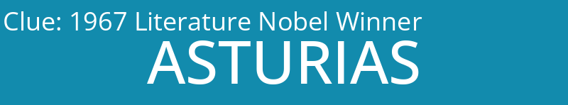 1967 Literature Nobel Winner