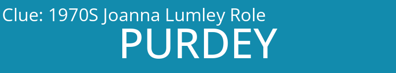 1970S Joanna Lumley Role