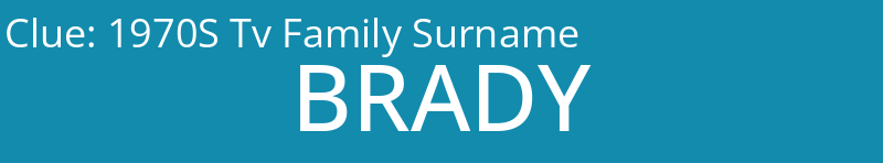 1970S Tv Family Surname