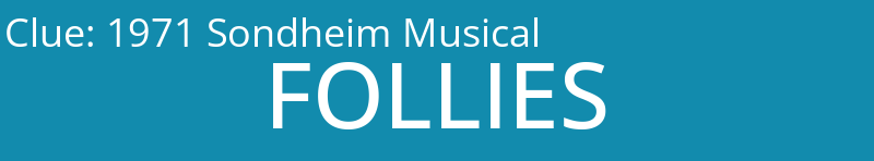 1971 Sondheim Musical