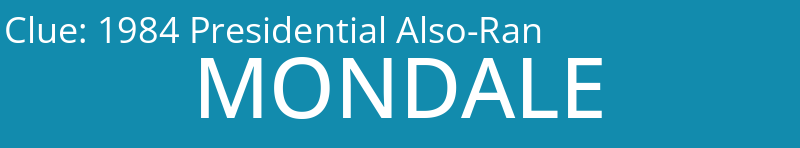 1984 Presidential Also-Ran