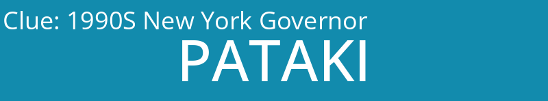 1990S New York Governor