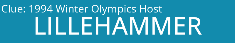1994 Winter Olympics Host