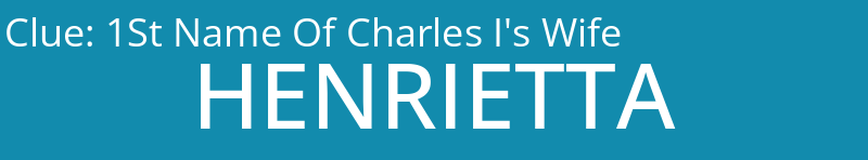 1St Name Of Charles I's Wife