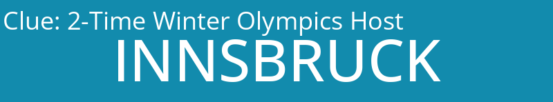 2-Time Winter Olympics Host