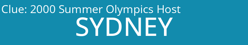 2000 Summer Olympics Host