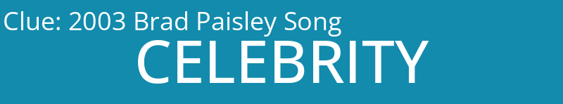 2003 Brad Paisley Song