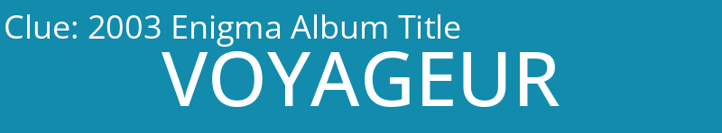 2003 Enigma Album Title