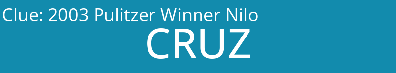 2003 Pulitzer Winner Nilo