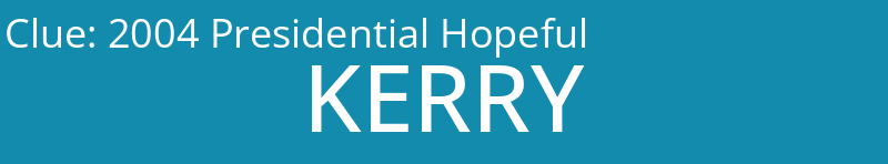 2004 Presidential Hopeful