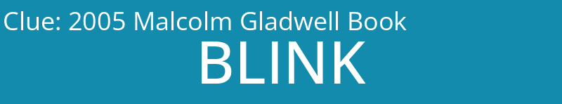 2005 Malcolm Gladwell Book