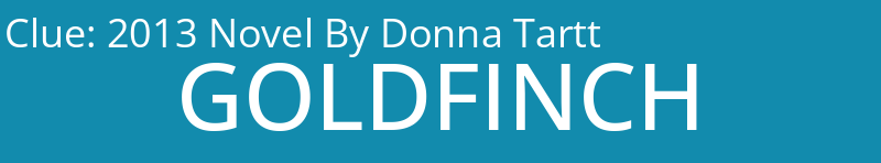 2013 Novel By Donna Tartt