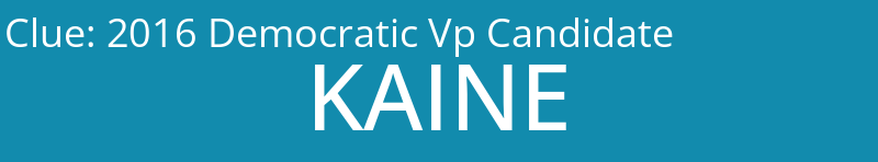 2016 Democratic Vp Candidate