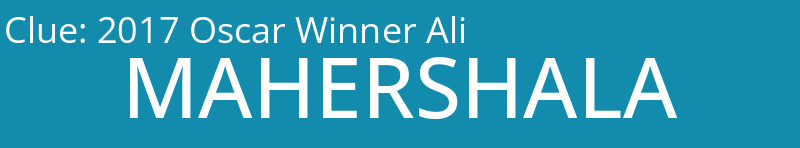 2017 Oscar Winner Ali