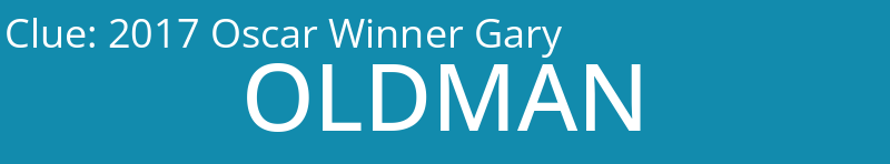 2017 Oscar Winner Gary