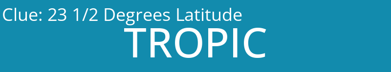 23 1/2 Degrees Latitude