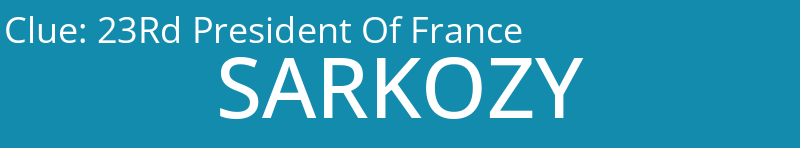 23Rd President Of France