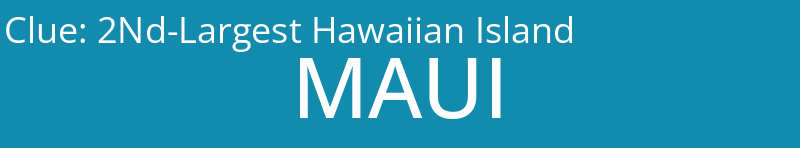 2Nd-Largest Hawaiian Island