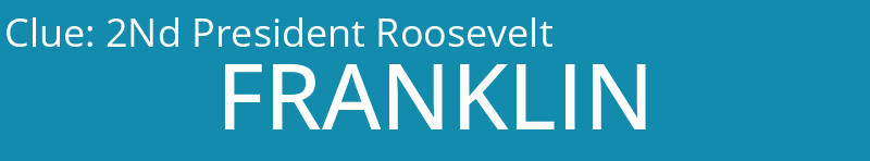 2Nd President Roosevelt