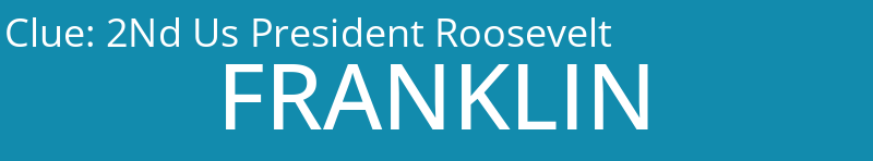 2Nd Us President Roosevelt