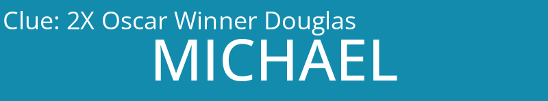 2X Oscar Winner Douglas