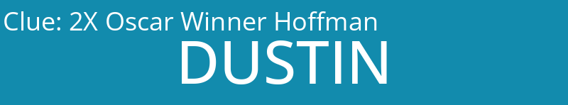 2X Oscar Winner Hoffman