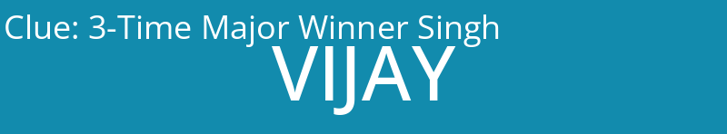 3-Time Major Winner Singh