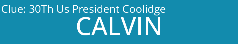 30Th Us President Coolidge