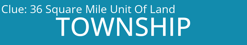 36 Square Mile Unit Of Land