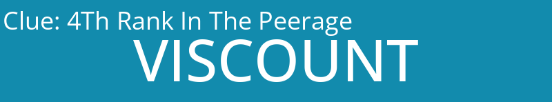 4Th Rank In The Peerage