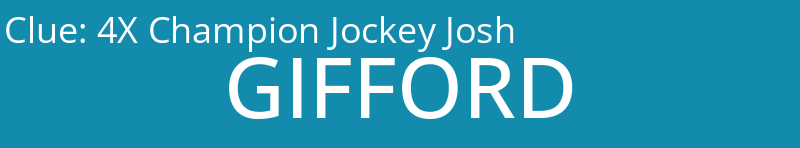 4X Champion Jockey Josh