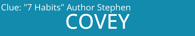 "7 Habits" Author Stephen