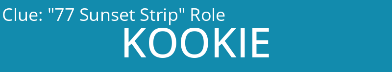 "77 Sunset Strip" Role